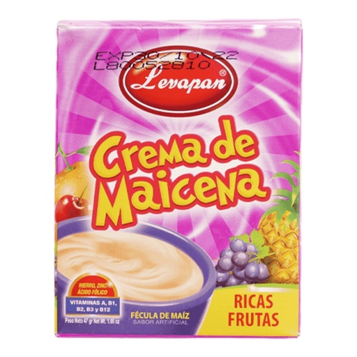 CREMA DE MAICENA RICAS FRUTAS 47G