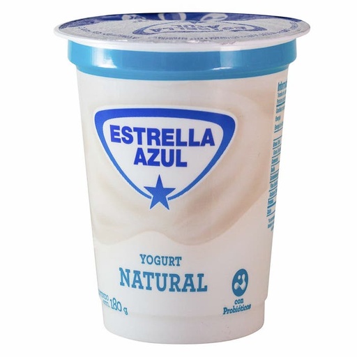 YOGURT NATURAL ESTRELLA AZUL 180G