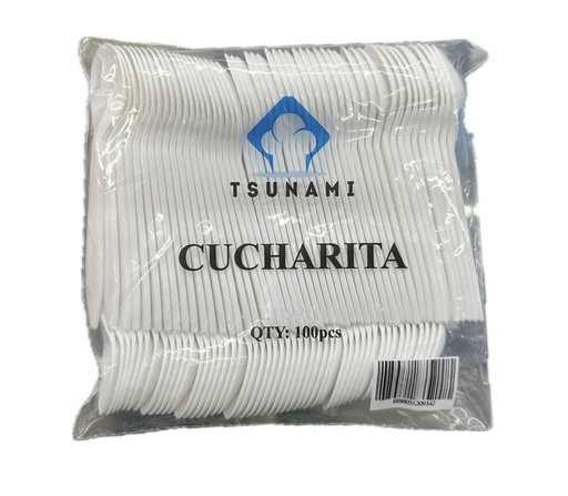 CUCHARITA DE POSTRE TSUNAMI 100PCS