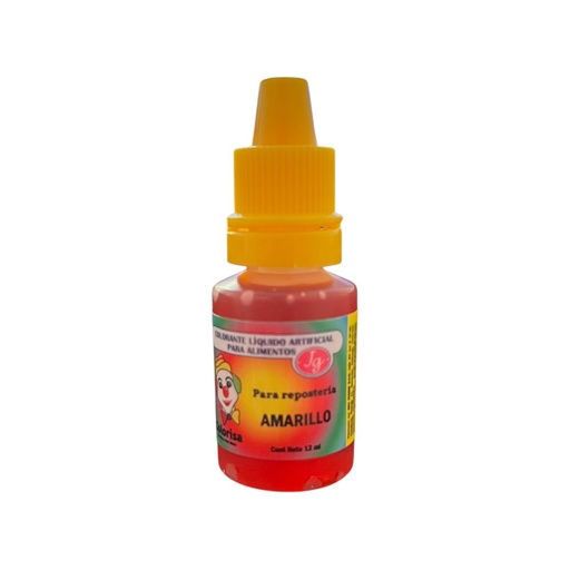 COLORANTE LIQUIDO AMARILLO COLORISA 12ML