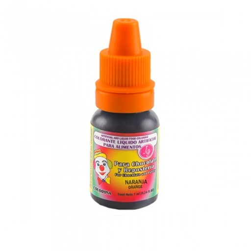 COLORANTE LIQUIDO NARANJA COLORISA 12ML