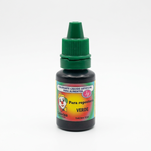 COLORANTE LIQUIDO VERDE COLORISA 12ML