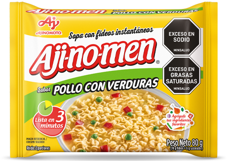 AJINOMEN POLLO CON VERDURAS 80G