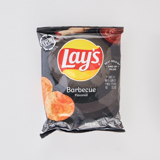 LAYS BARBECUE 1OZ (12U)