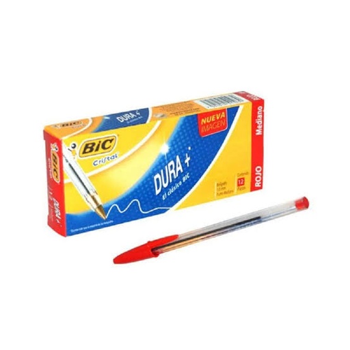 BOLIGARFO BIC ROJO 12U
