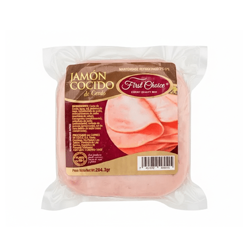 JAMON COCIDO FIRST CHOICE 174G