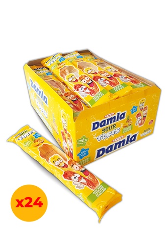 DAMLA SOUR TUBES TROPICAL FLAVOUR 24UND