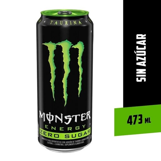 MONSTER ENERGY ZERO SUGAR 473ML
