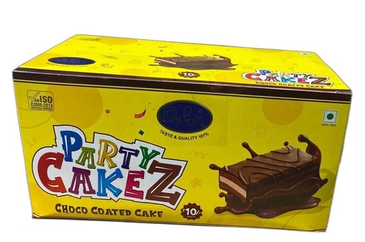 PARTY CAKEZ CHOCO COATED CAKE 24UND