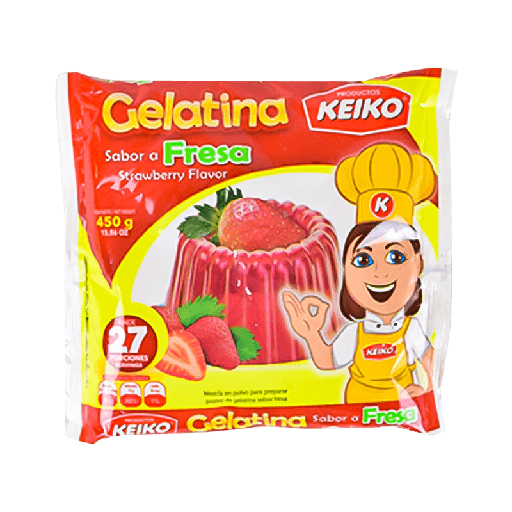 GELATINA DE FRESA KEIKO 450G