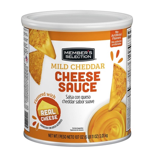 MEMBER'S SELECTION SALSA CHEDDAR 3.03KG