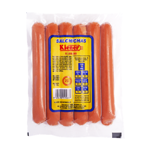 SALCHICHA KIENER 400GR 11UND