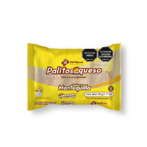CHEESE BREAD STICKS WITH BUTTER DELI RICURA 30G