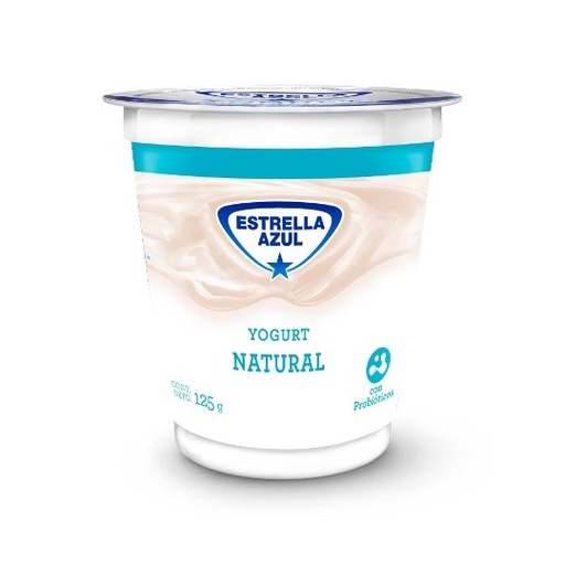 YOGURT NATURAL ESTRELLA AZUL 125G