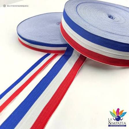 CINTA TRICOLOR 2.5CM 1" YARDA