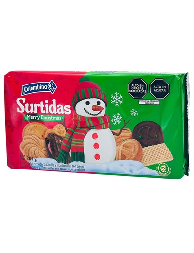 GALLETAS NAVIDEÑAS COLOMBINA 200G